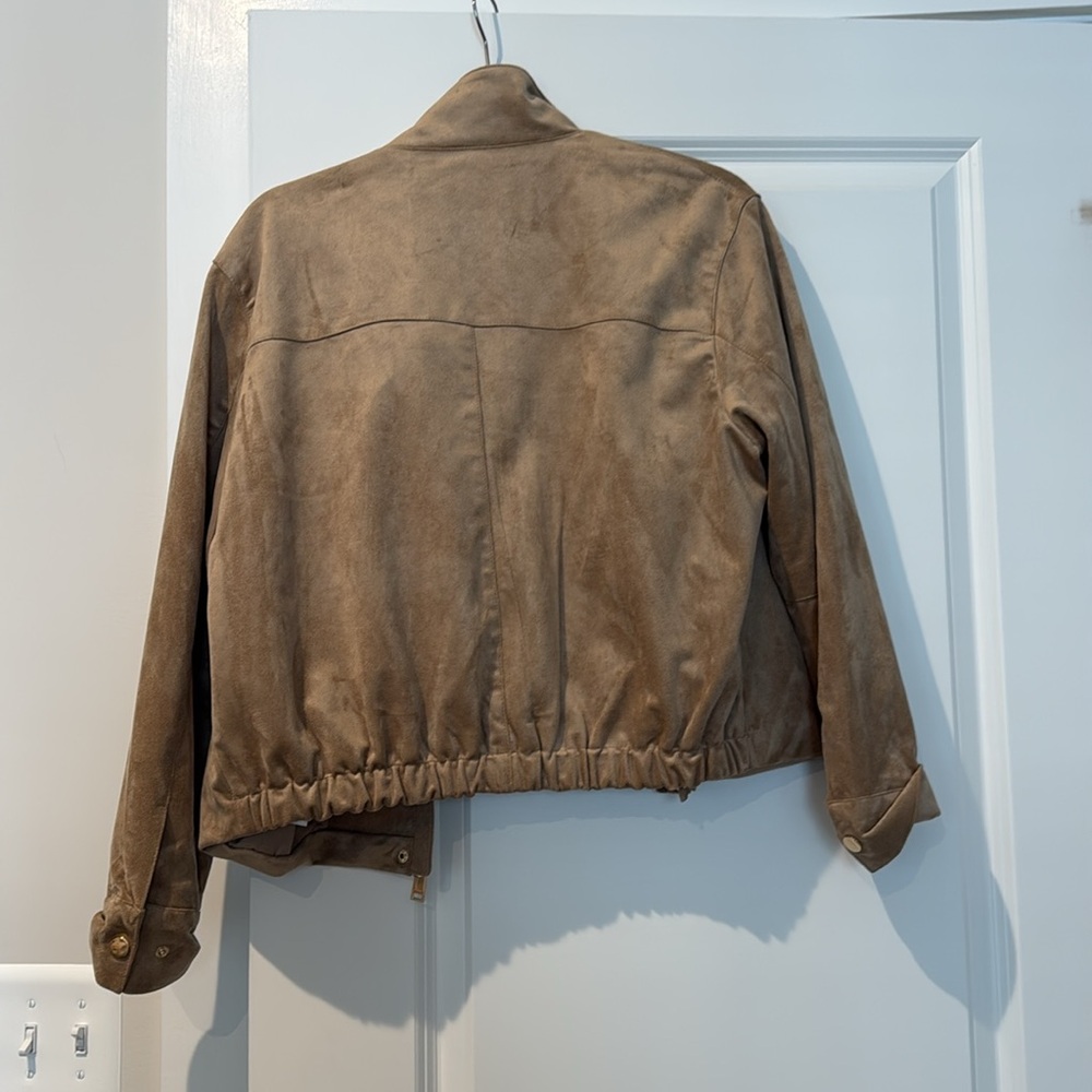 Brand new Zara faux suede jacket size medium - Picture 2 of 6